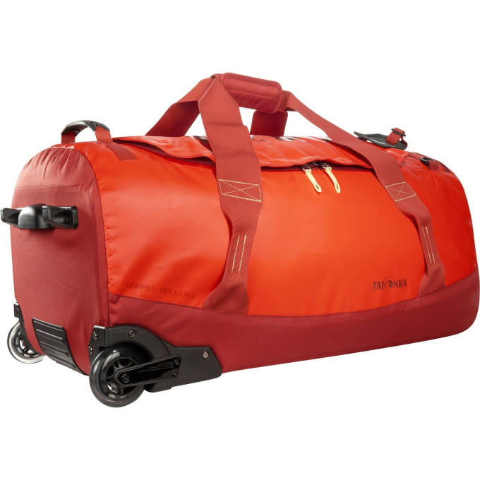 Прочный дорожный баул на роликах TATONKA BARREL ROLLER L redorange 1962.211 - redorange