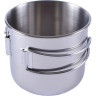 Универсальная кружка TATONKA HANDLE MUG из нержавеющей стали со складной ручкой 4072
